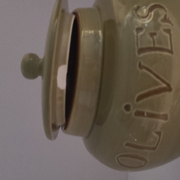 Vintage Ceramiche Alfa clay pot with olives - Picture 3 of 5